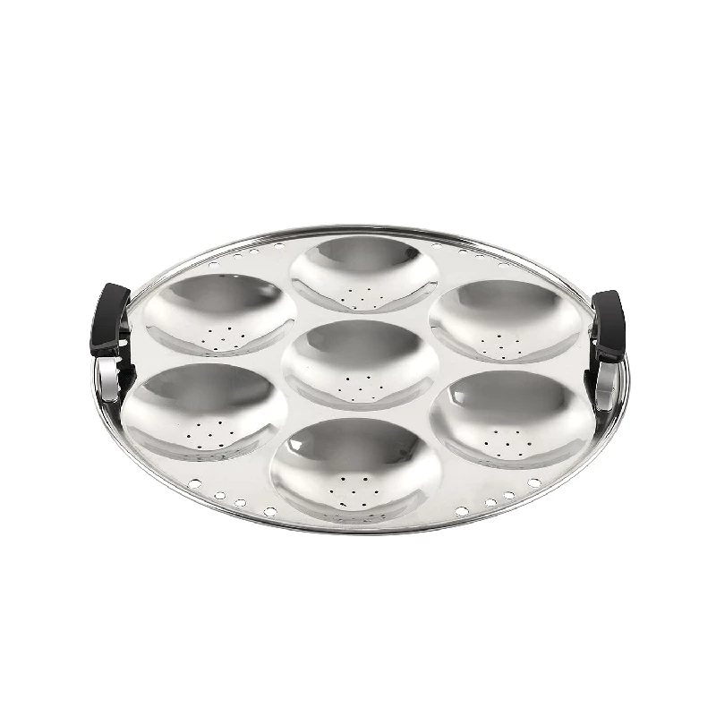 Cello Stainless Steel Induction Base Idli Cooker and Multi Kadhai, 6 Plates-8.webp